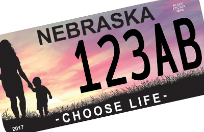 Choose Life license plate