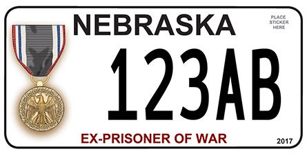 Nebraska Ex-POW plate