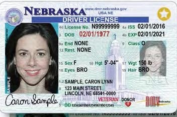 Nebraska drivers license requirements