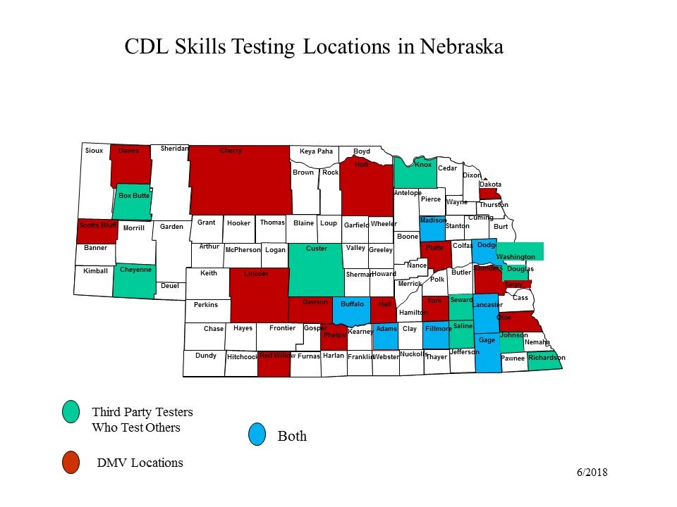 CDL Testing Nebraska Department of Motor Vehicles