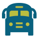 front of school bus icon