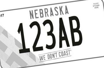 Nebraska Omaha Chamber of Commerce license plate